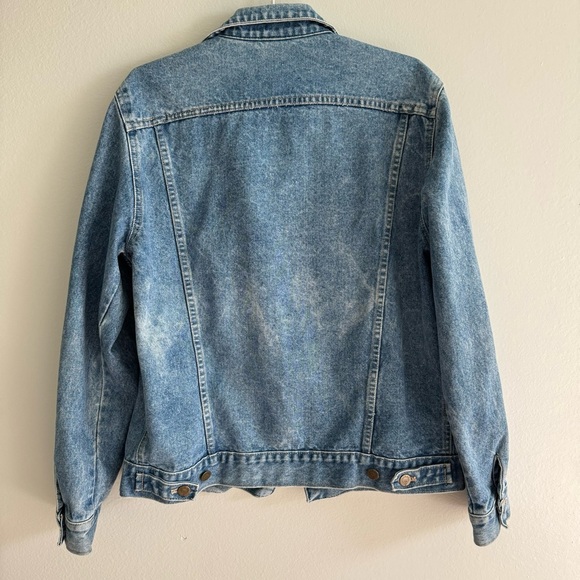 Vintage Georges Marciano For Guess Jean Jacket 80s 90s Denim Size Medium - Picture 11 of 13